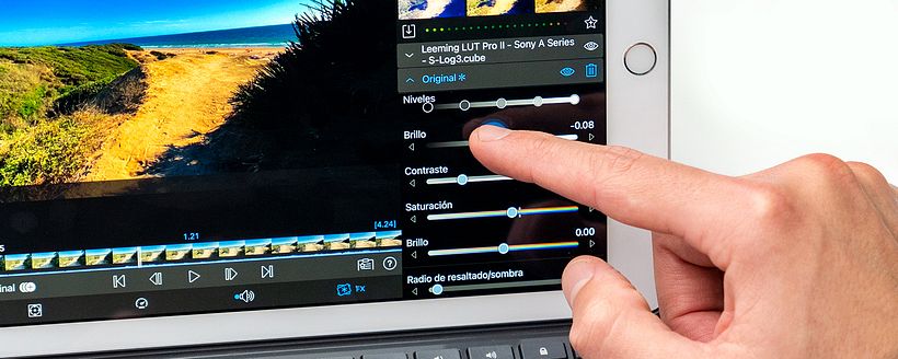 The LumaFusion interface is intuitive. Daniel Espla.