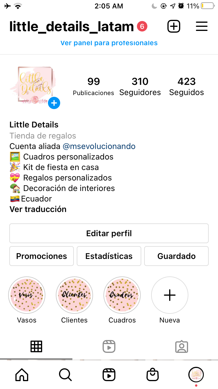 Mi Proyecto del curso: Estrategia de marca en Instagram 0