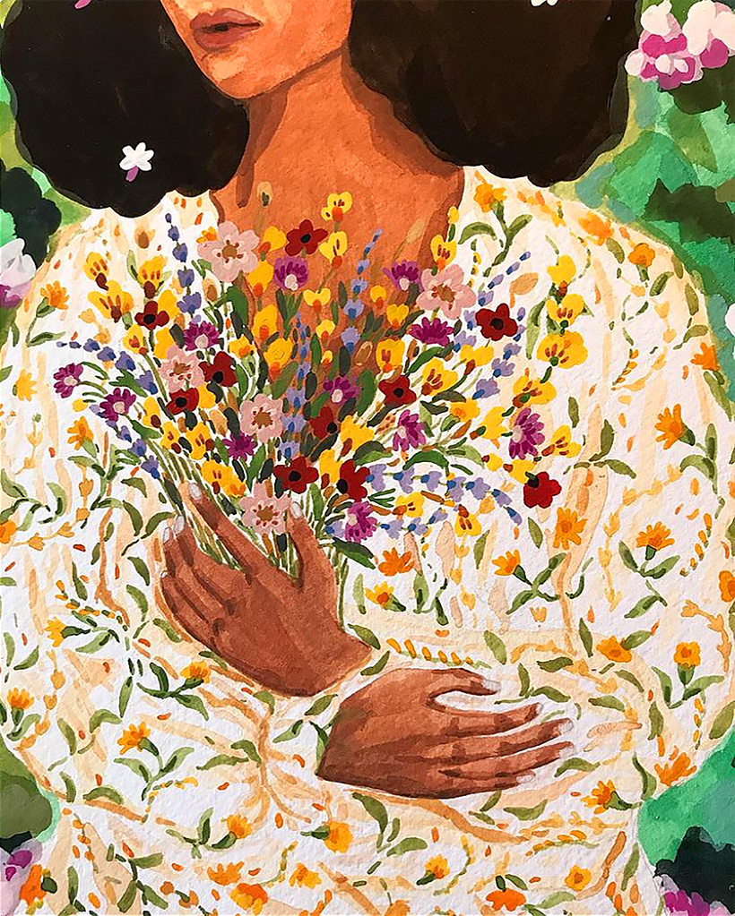 Angela McKay crea bellas y complejas ilustraciones.
