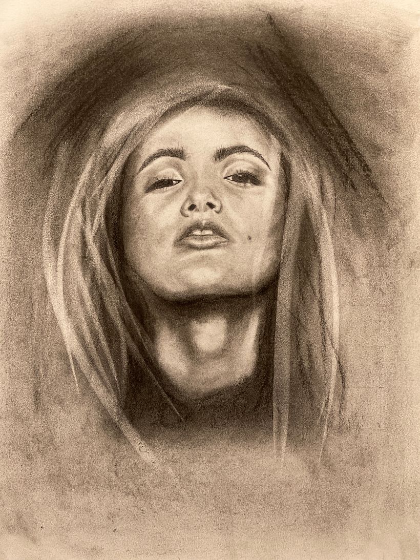 My project in Artistic Charcoal Portraiture: Creating Atmosphere course -1
