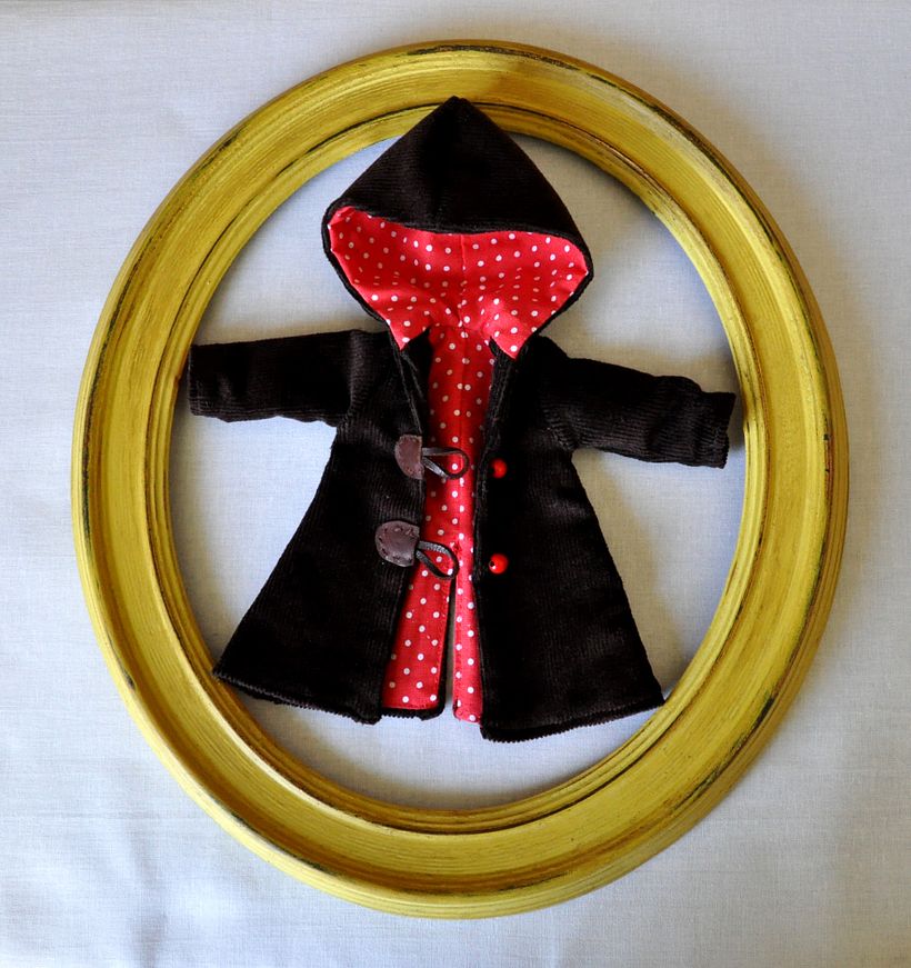 And, finally, the hooded coat, I love, love, love the shape, so cute, adorable, vintage pattern