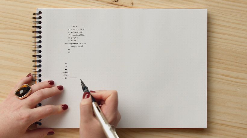 Tutorial Bullet Journal: cómo usar los símbolos básicos 5