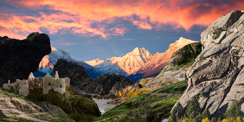 My project in Matte Painting: Creating Photorealistic Worlds course 0