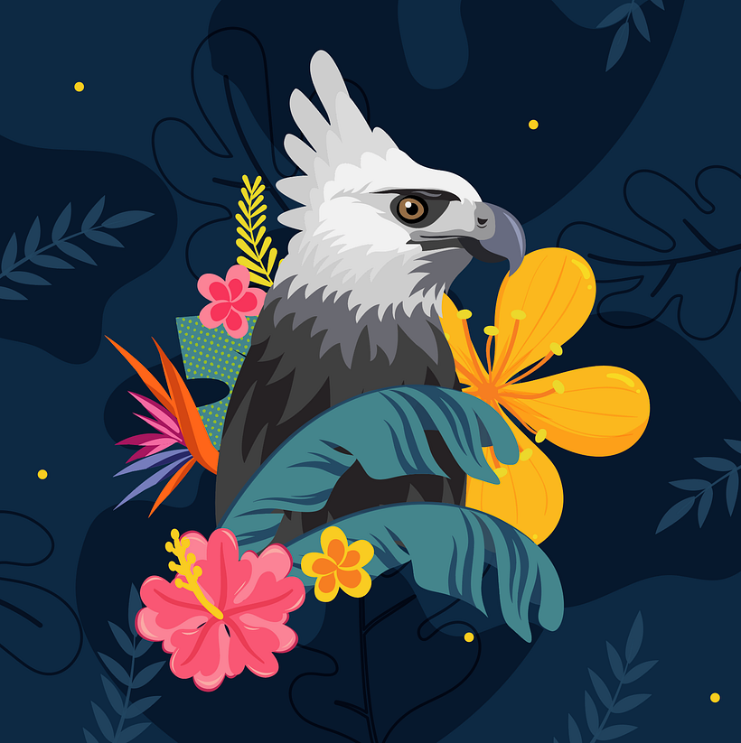 *CÁLIDO* BRUNICIO // ILUSTRACIÓN TEXTIL 2