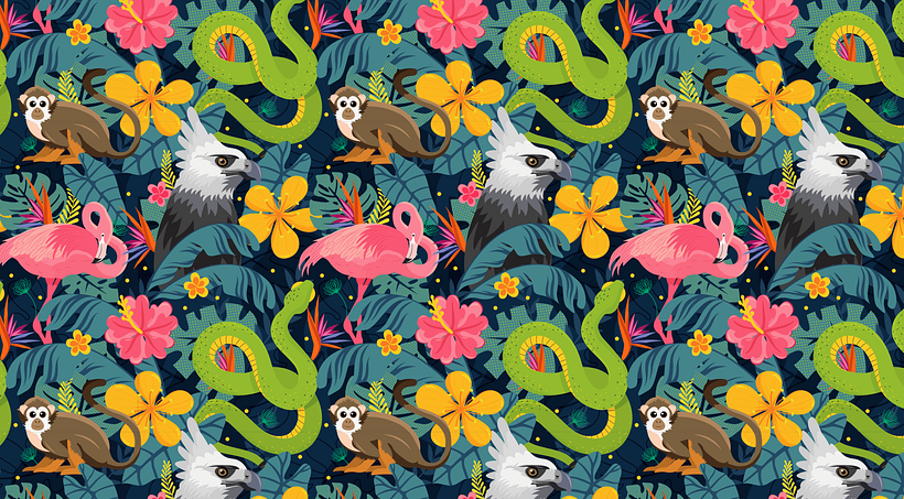 *CÁLIDO* BRUNICIO // ILUSTRACIÓN TEXTIL 7