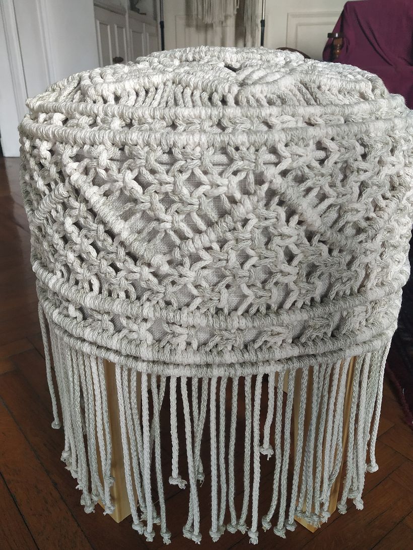 Mi Proyecto del curso: Técnicas de macramé circular 3