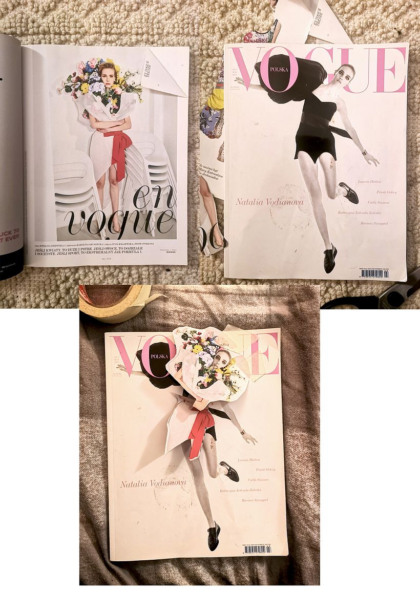 mixing the inspirations and create a collage
