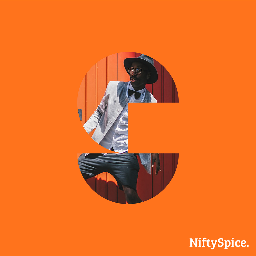 Photography using the logomark as frame.
