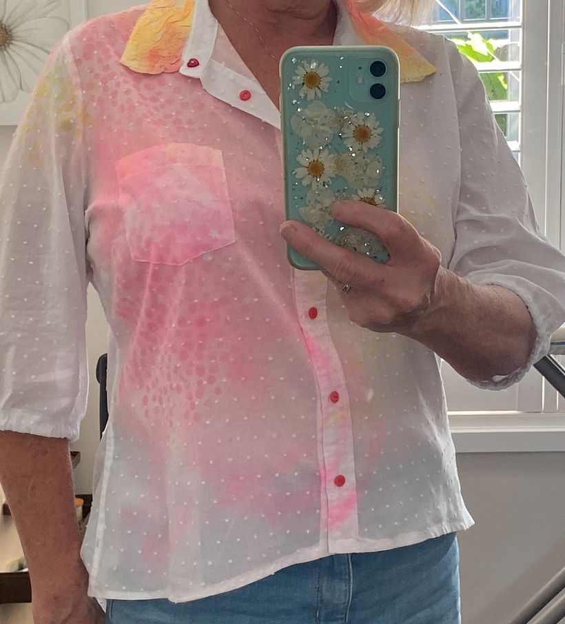 My project in Textile Printing Techniques for Beginners course 2