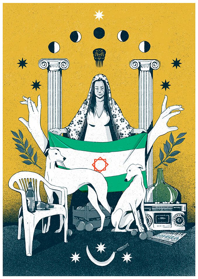 Andaluçía - Ilustrasi tradisional