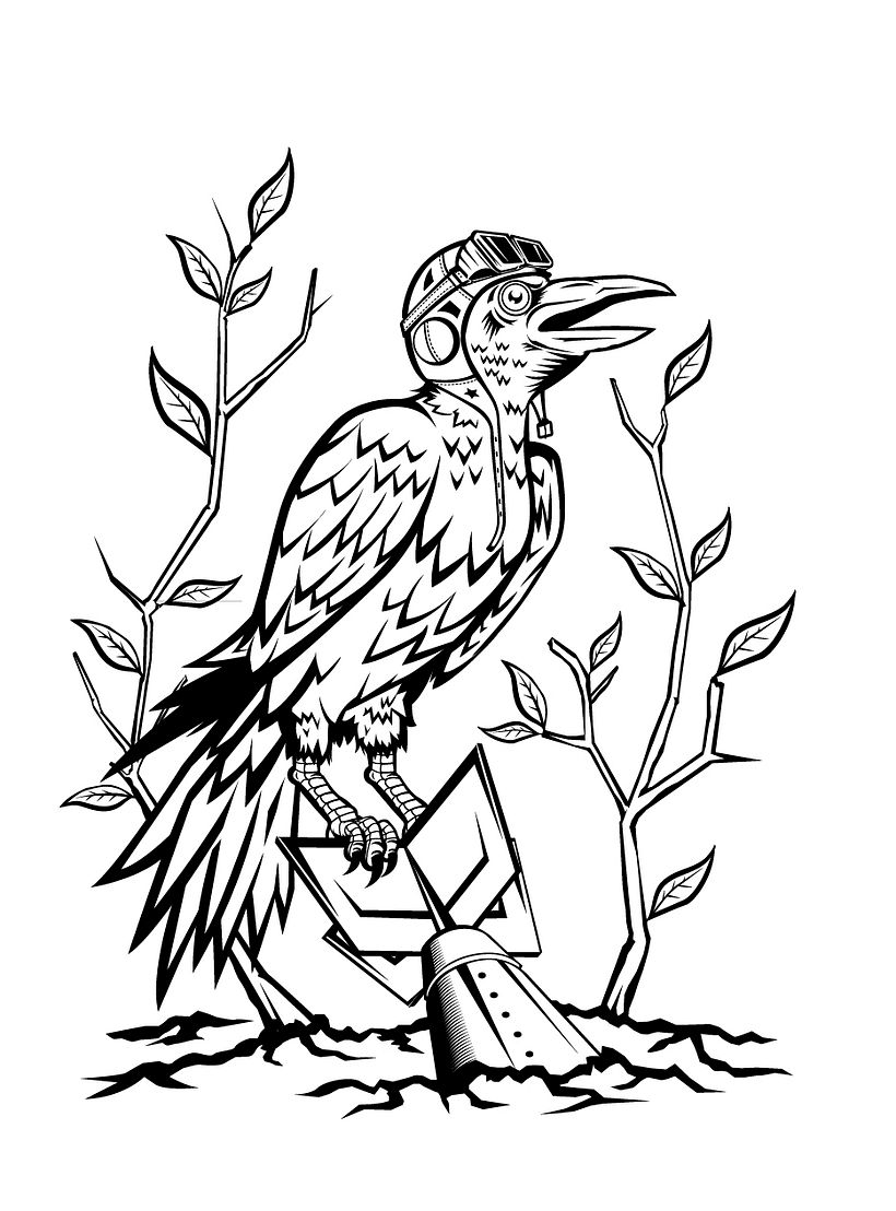 Cuervo: Arte vectorial 1