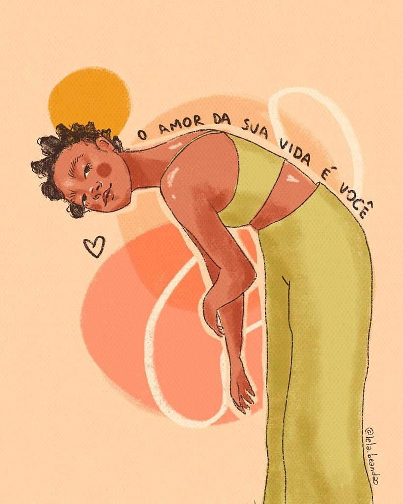Os desenhos de Leila mostram a importância de se inspirar em pessoas reais