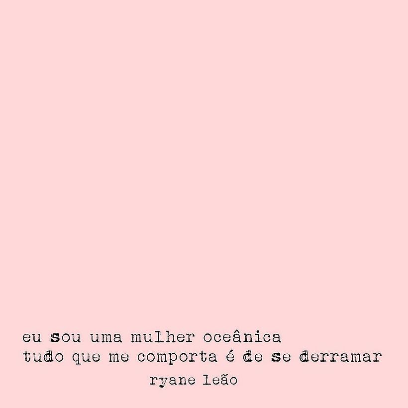Ryane cria arte usando palavras