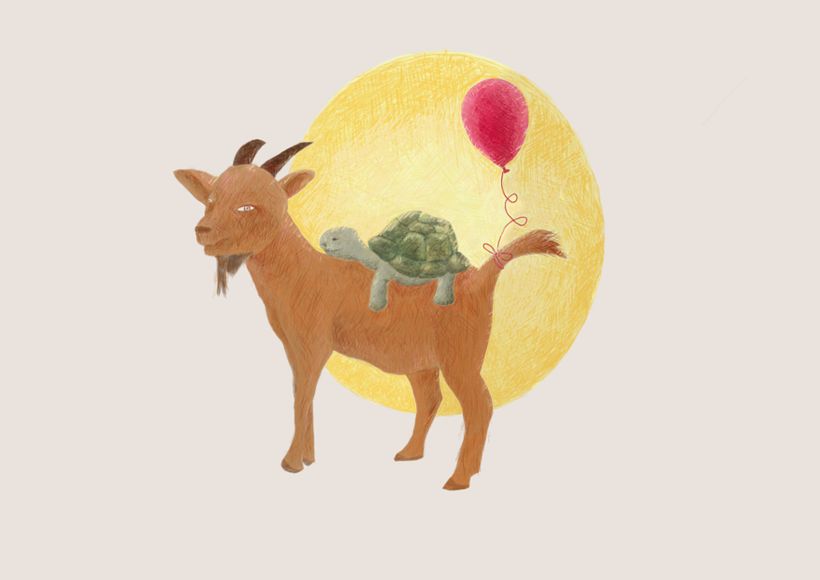 My project in Digital illustration with coloured pencils course 0