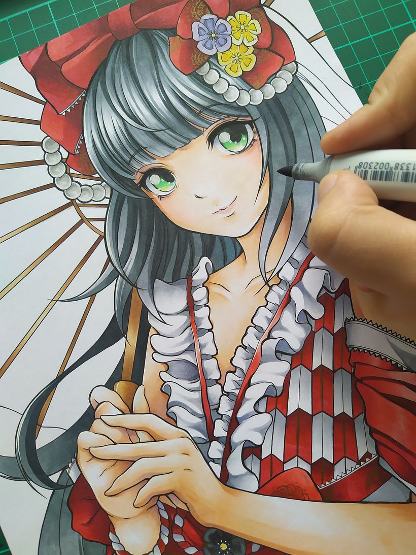 Scarlet : Coloring with Markers 3
