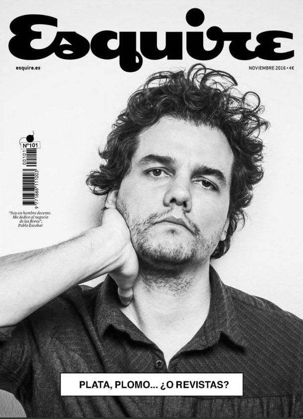 Wagner Moura on the cover of “Esquire,” by Daryan Dornelles.