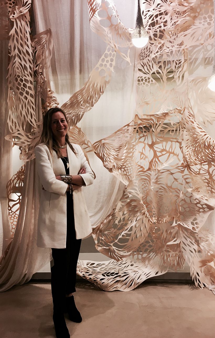 Tapeteninstallation für Deco Cést Moi Home 2