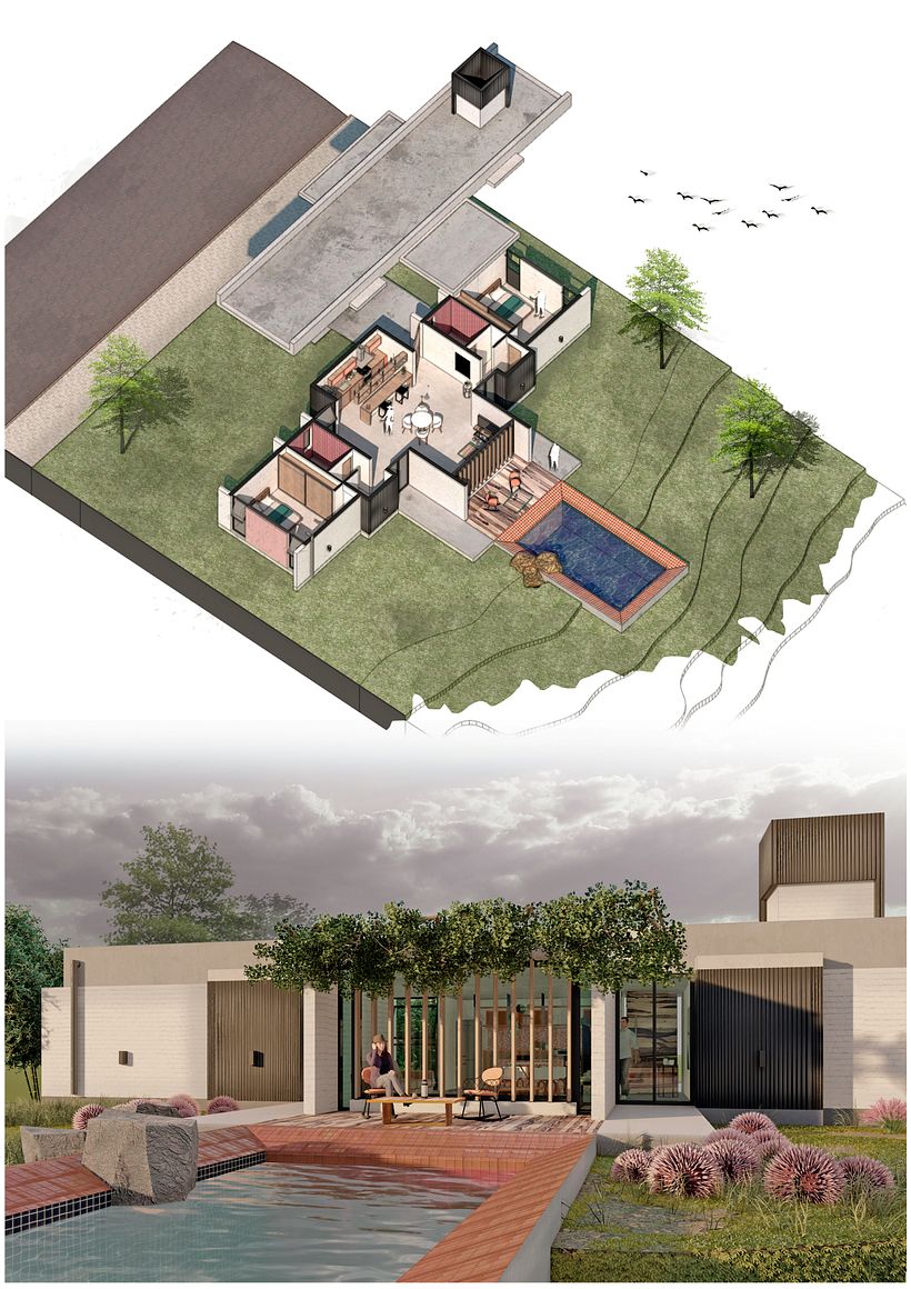 Mi Proyecto del curso: Ilustración digital de proyectos arquitectónicos 1