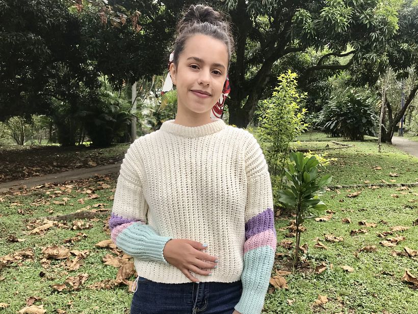 Mi Proyecto del curso: Crochet: crea prendas con una sola aguja 0