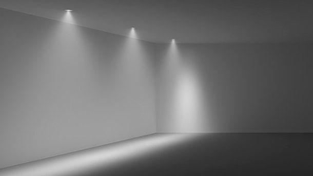 No segundo, produzem-se deliberadamente áreas de luz e sombra