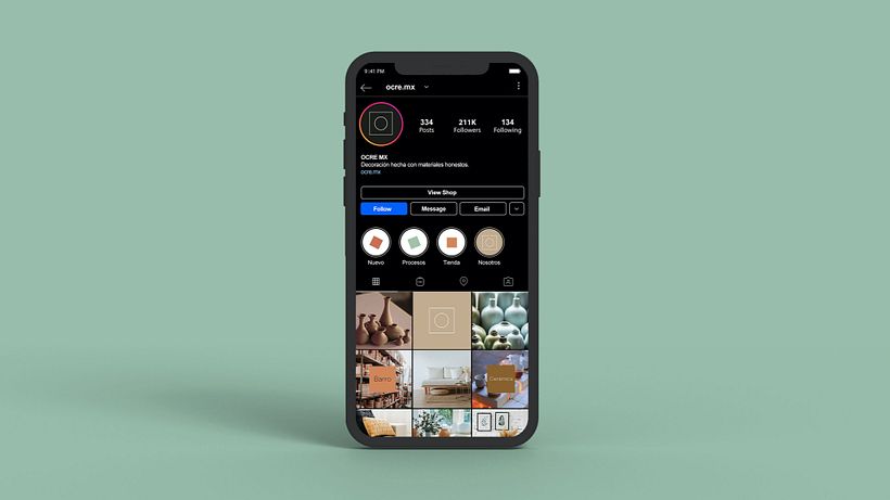 OCRE- home decor branding 19
