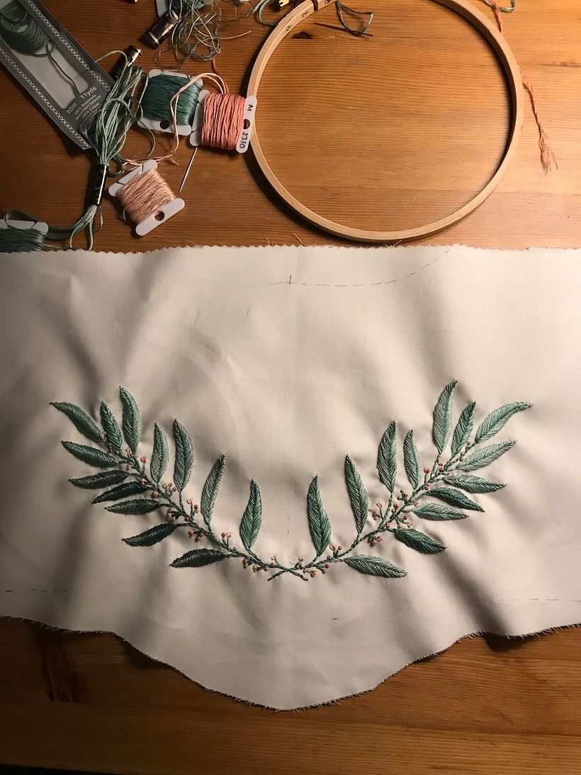 Embroidery on clothes 5