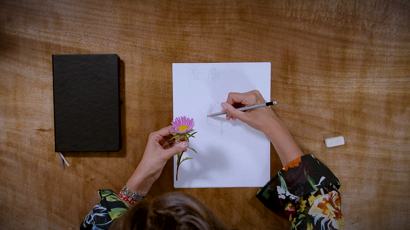 ideas para dibujar flores