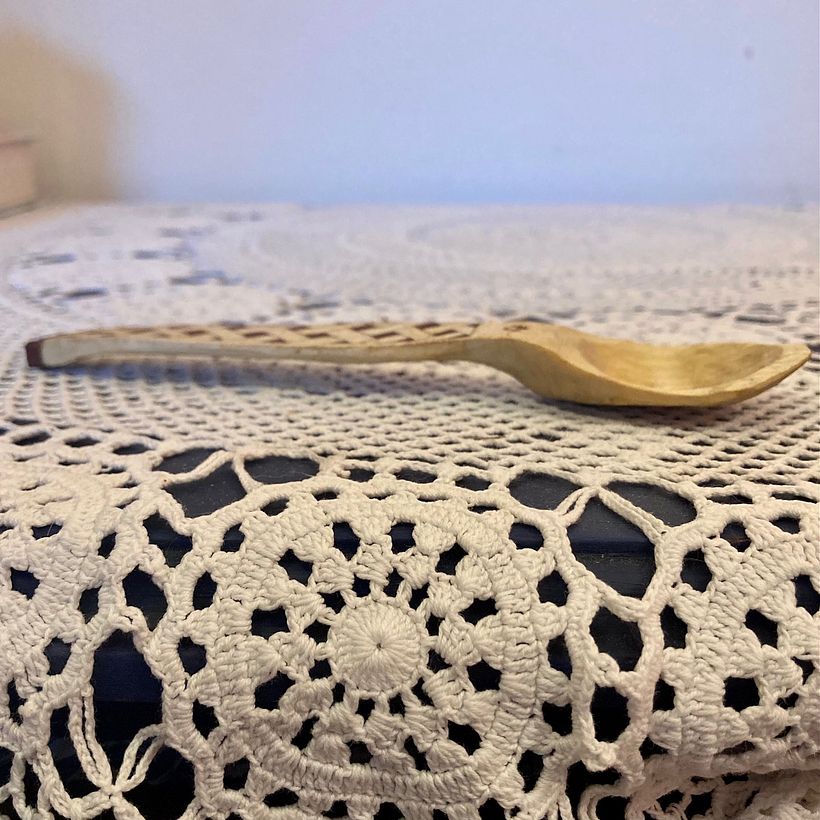Scandi-Style Wooden Spoon in Sycamore Maple 2