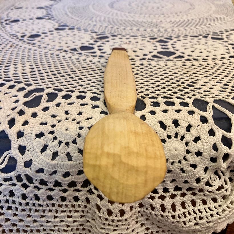 Scandi-Style Wooden Spoon in Sycamore Maple 3