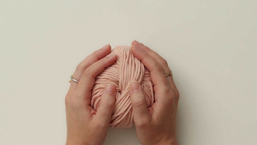 Balls of yarn are very practical and therefore the best for starting out.