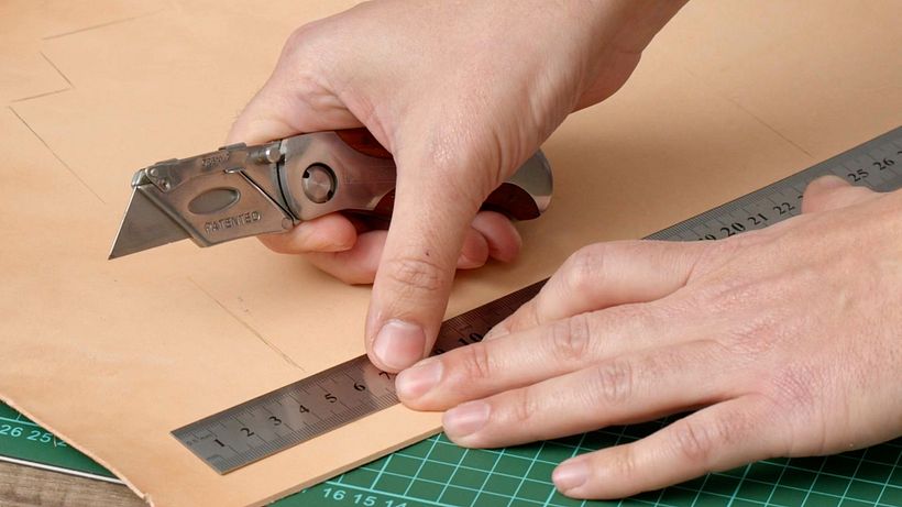 Use a ruler to make precise cuts