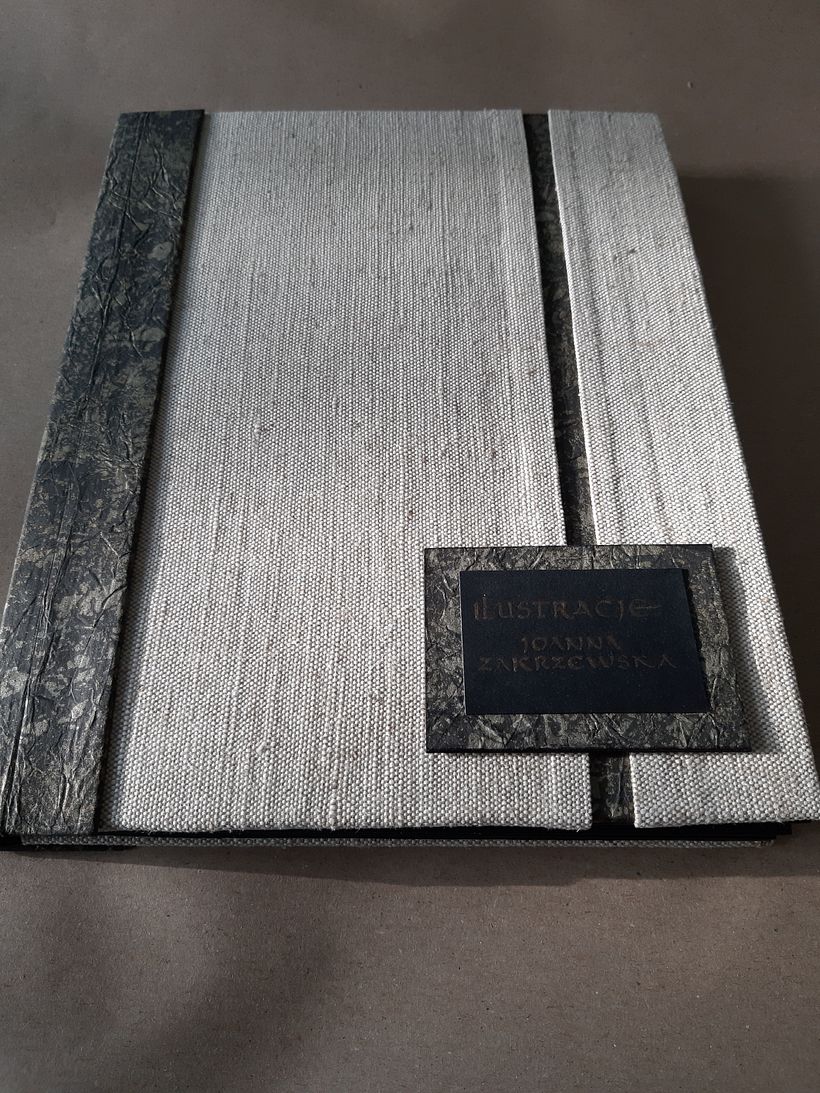 My project in Bookbinding of Your Artwork without Folds course 1