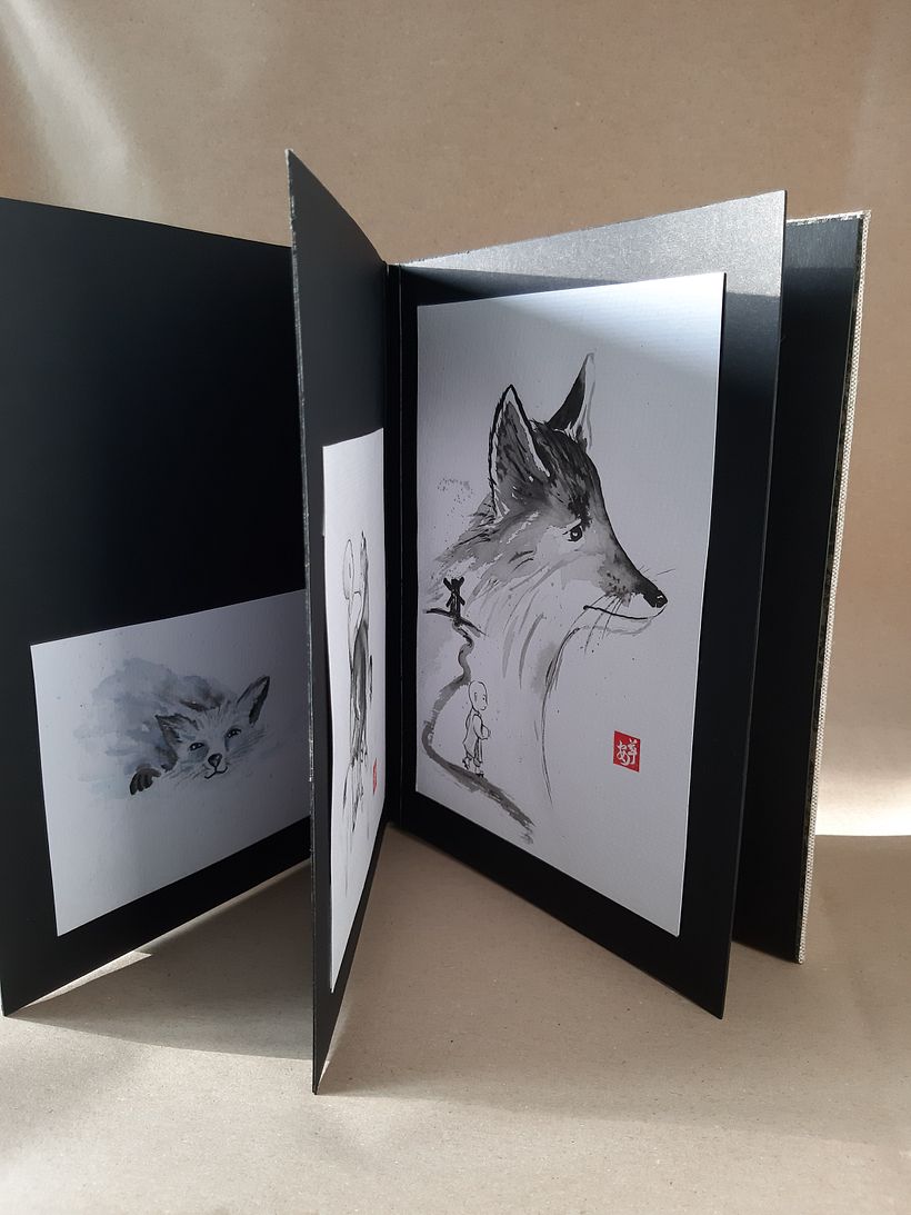 My project in Bookbinding of Your Artwork without Folds course 2