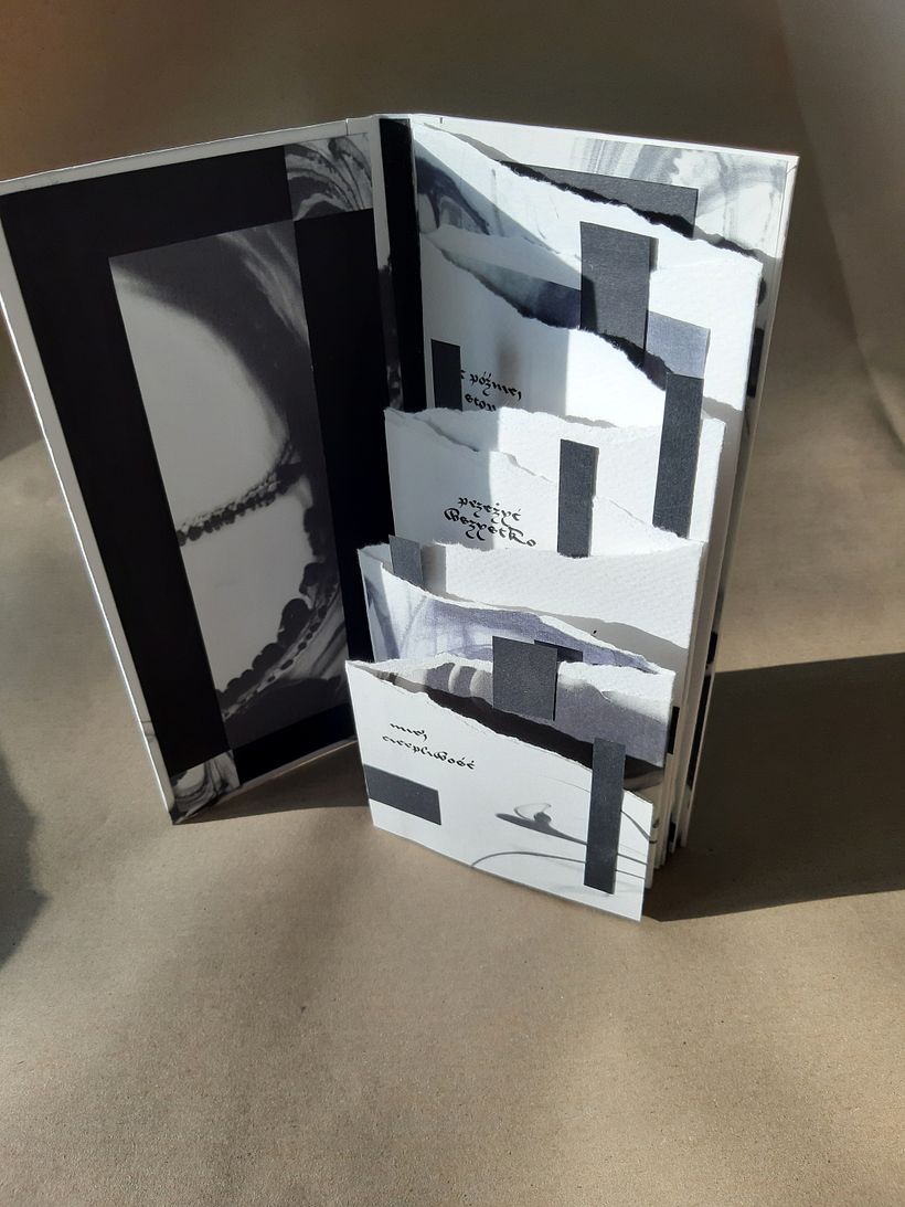 My project in Bookbinding of Your Artwork without Folds course 7