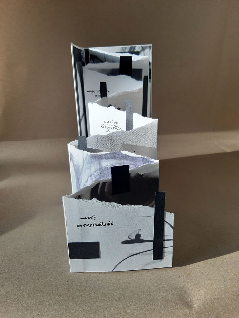 My project in Bookbinding of Your Artwork without Folds course 9