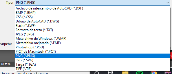 No me aparece la opción de guardar en PDF en ningún programa de ADOBE. 1
