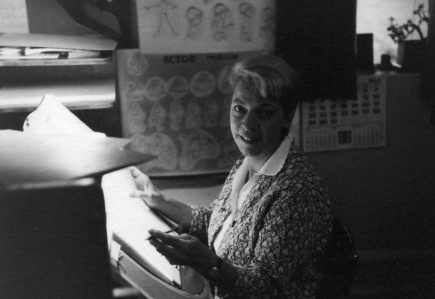 Retta Davidson at work.