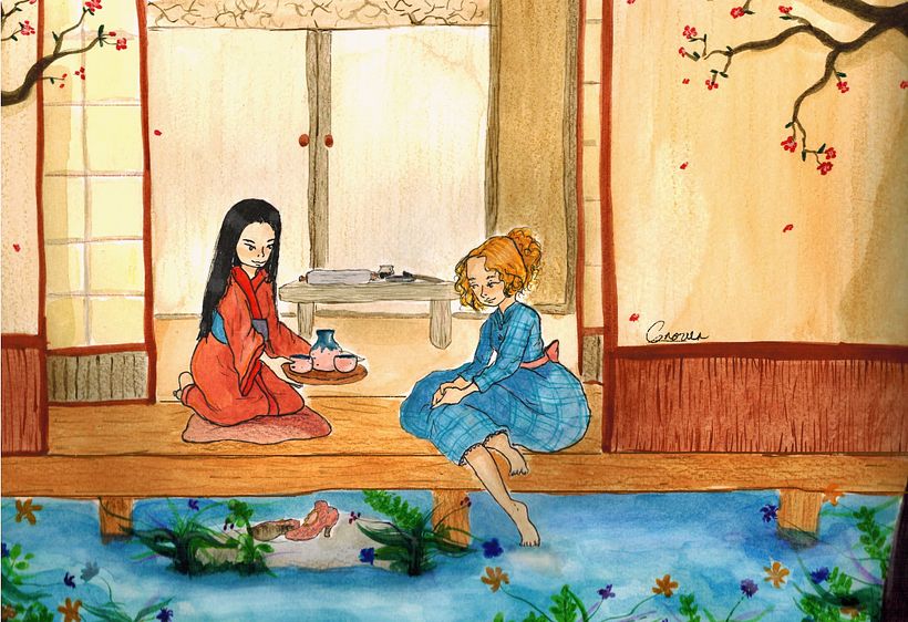 Mi Proyecto del curso: Ilustración en acuarela con influencia japonesa 2