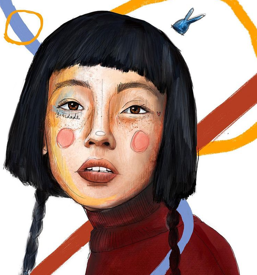 c'marie se tornou artista pois desenha desde que se entende por gente