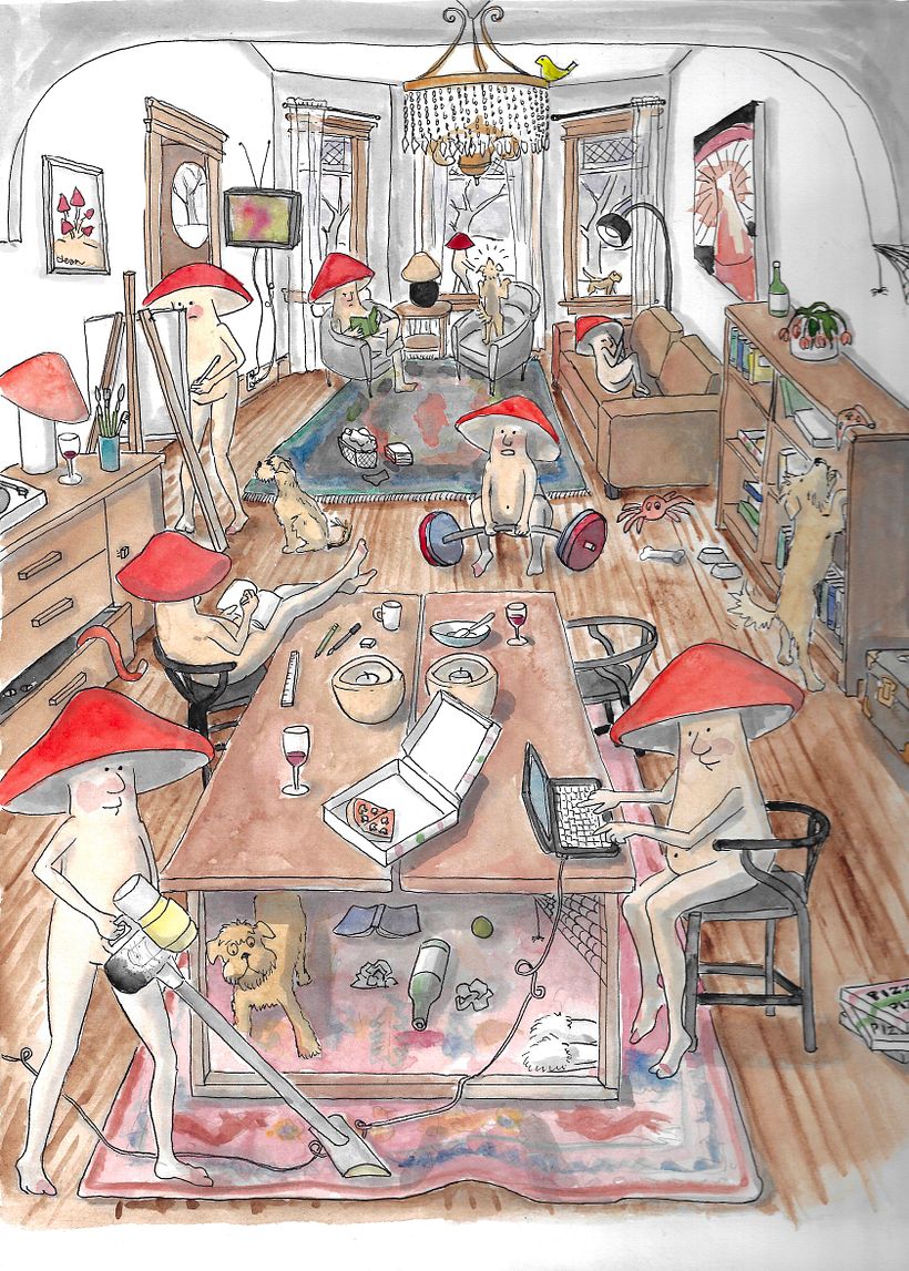 My project in Creative Sketching: Fill Your Illustrations with Life and Detail course 1