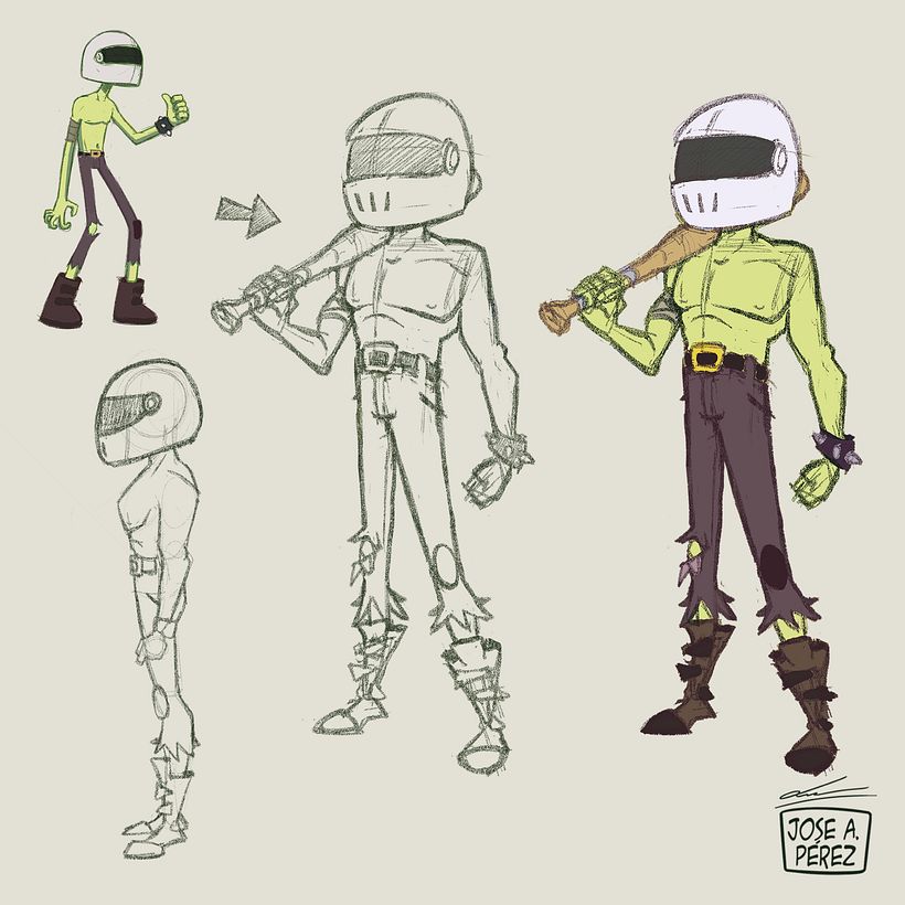 Personal Project / Character Concept 1 3