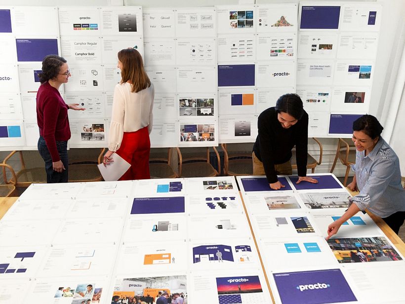 "Being together in person in the same room is irreplaceable, we thought." Credit:Chermayeff & Geismar & Haviv