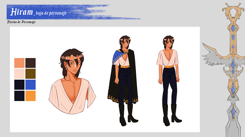 Diseño de Personaje: Hiram 4