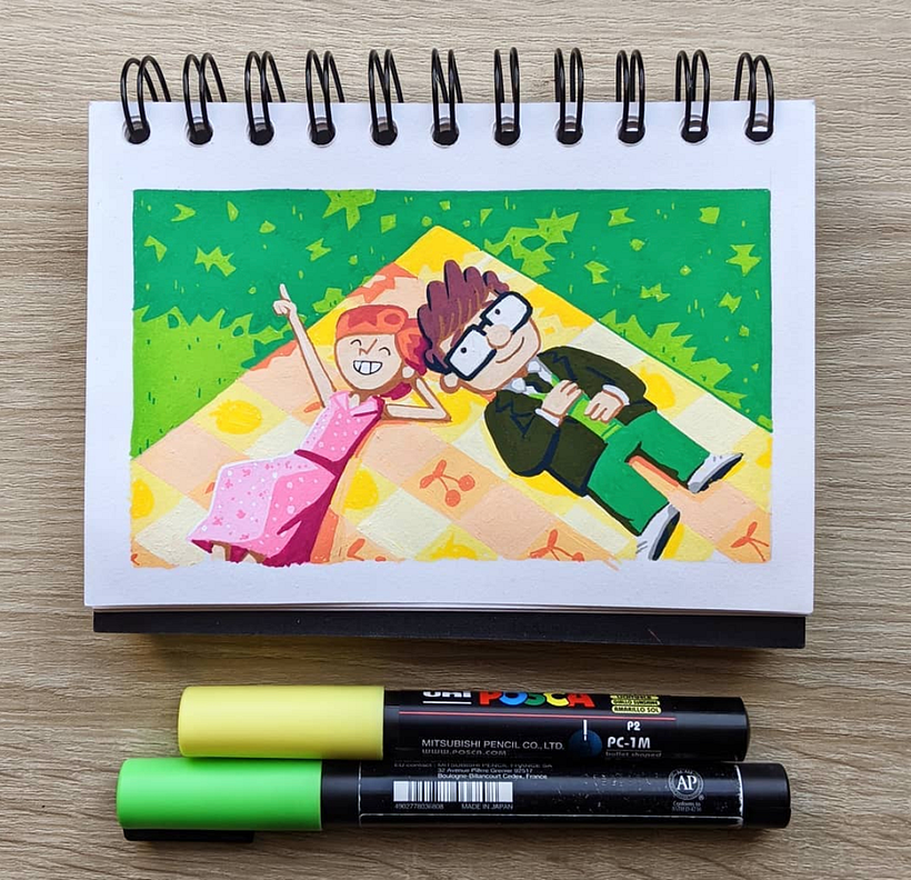 Tutorial Dibujo: técnicas de rotulador Posca para principiantes 3