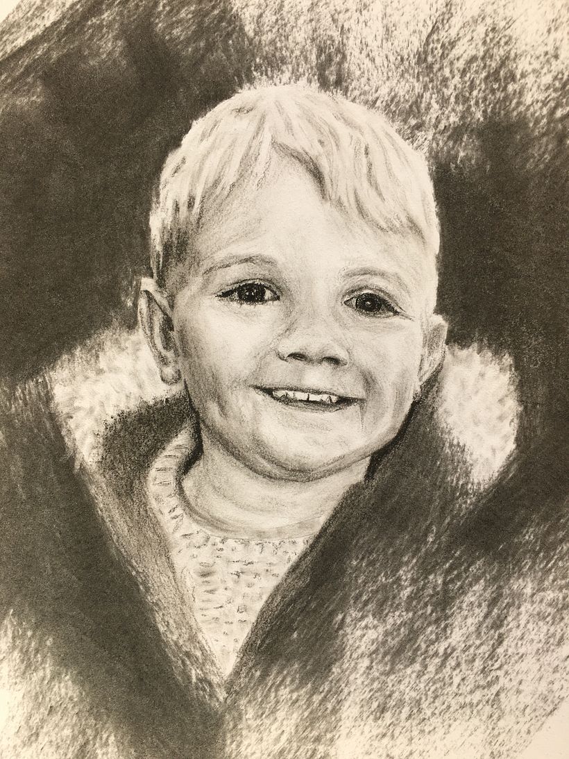 My project in Artistic Charcoal Portraiture: Creating Atmosphere course 1