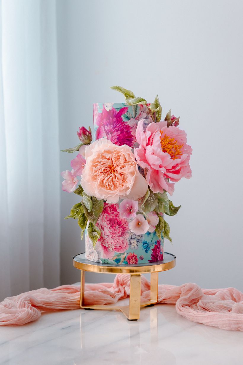 Cake design by Julián Ángel. 