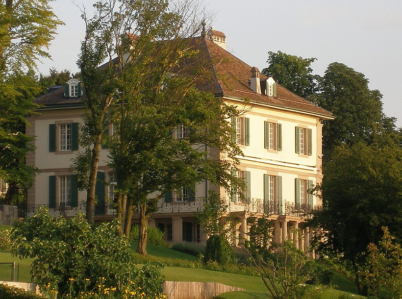 Photograph of Lord Byron's Villa Diodati by Robert Grassi.
