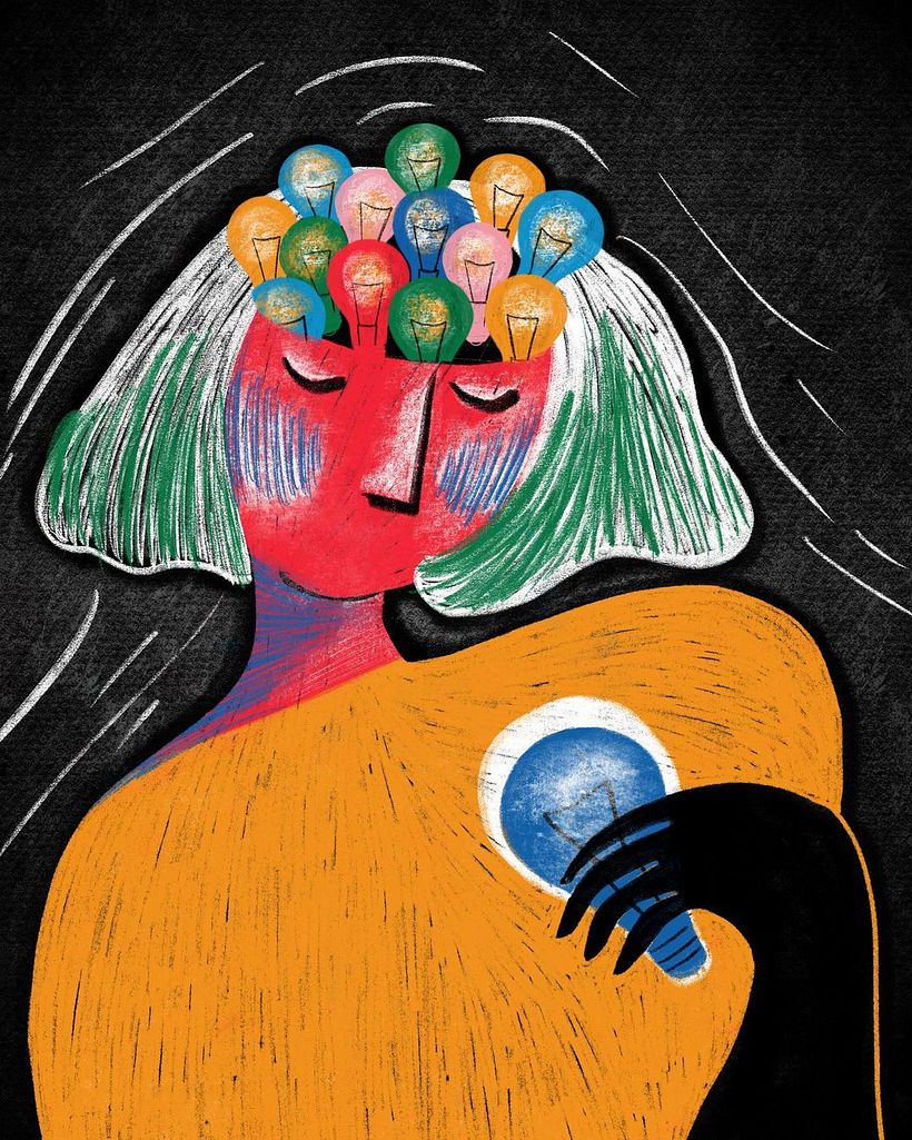 Andreia ilustra livros infantis e cria webcomics