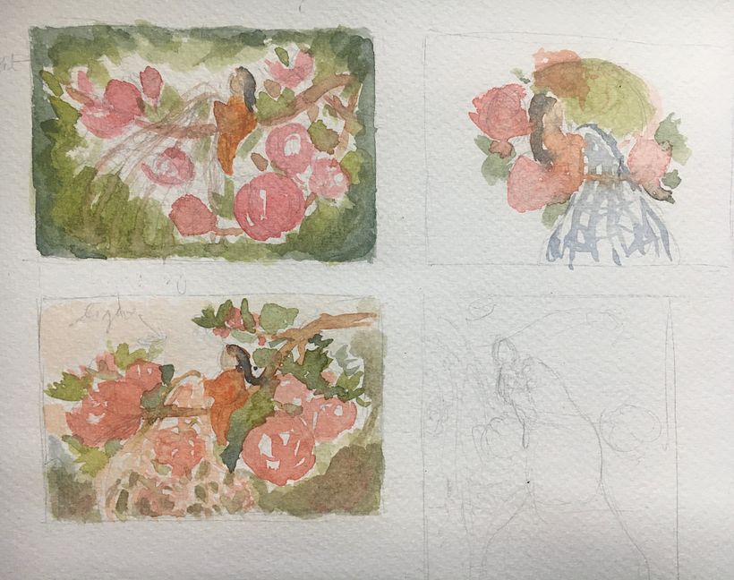 My project in Watercolor Techniques for Dreamlike Illustrations course 1