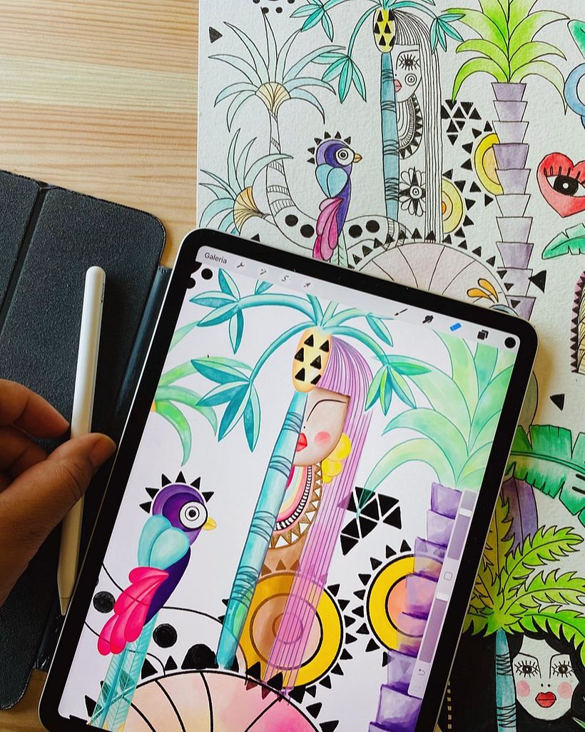 Irene Filipe Marques cria estampas com cores vibrantes e padrões africanos e tropicais